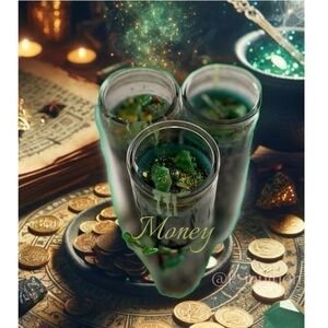 Money cocktail fixed candle 
Money magnet